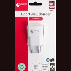 Rallonges*Action Adaptateur secteur USB-A Sologic