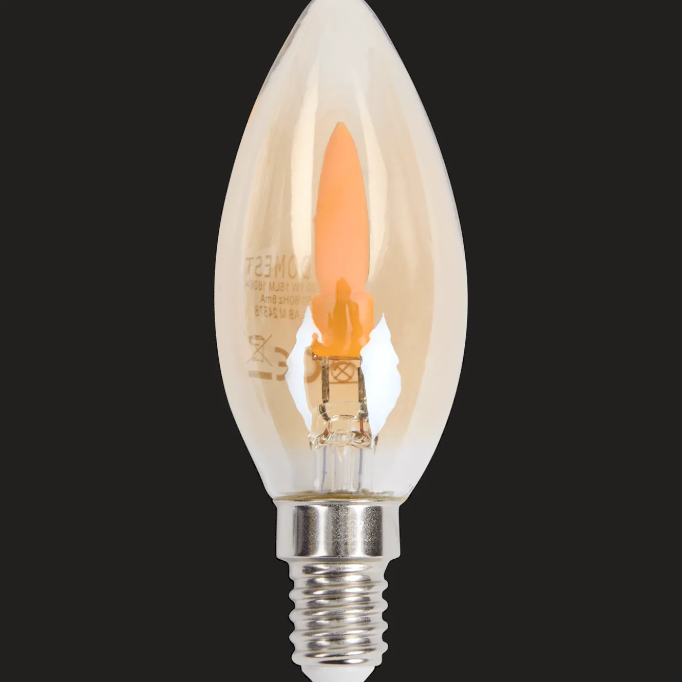 Éclairage*Action Ampoule à filament Eurodomest Bougie