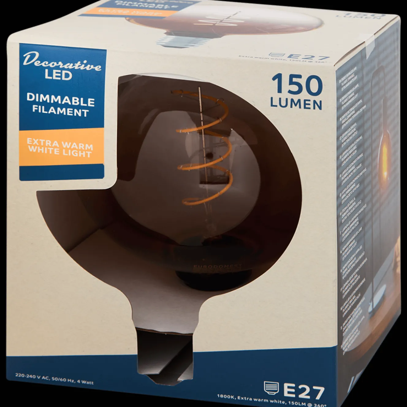Éclairage*Action Ampoule LED à filament Eurodomest