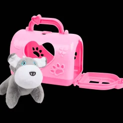 Peluches Et Poupées*Action Animal avec caisse de transport