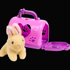 Peluches Et Poupées*Action Animal avec caisse de transport