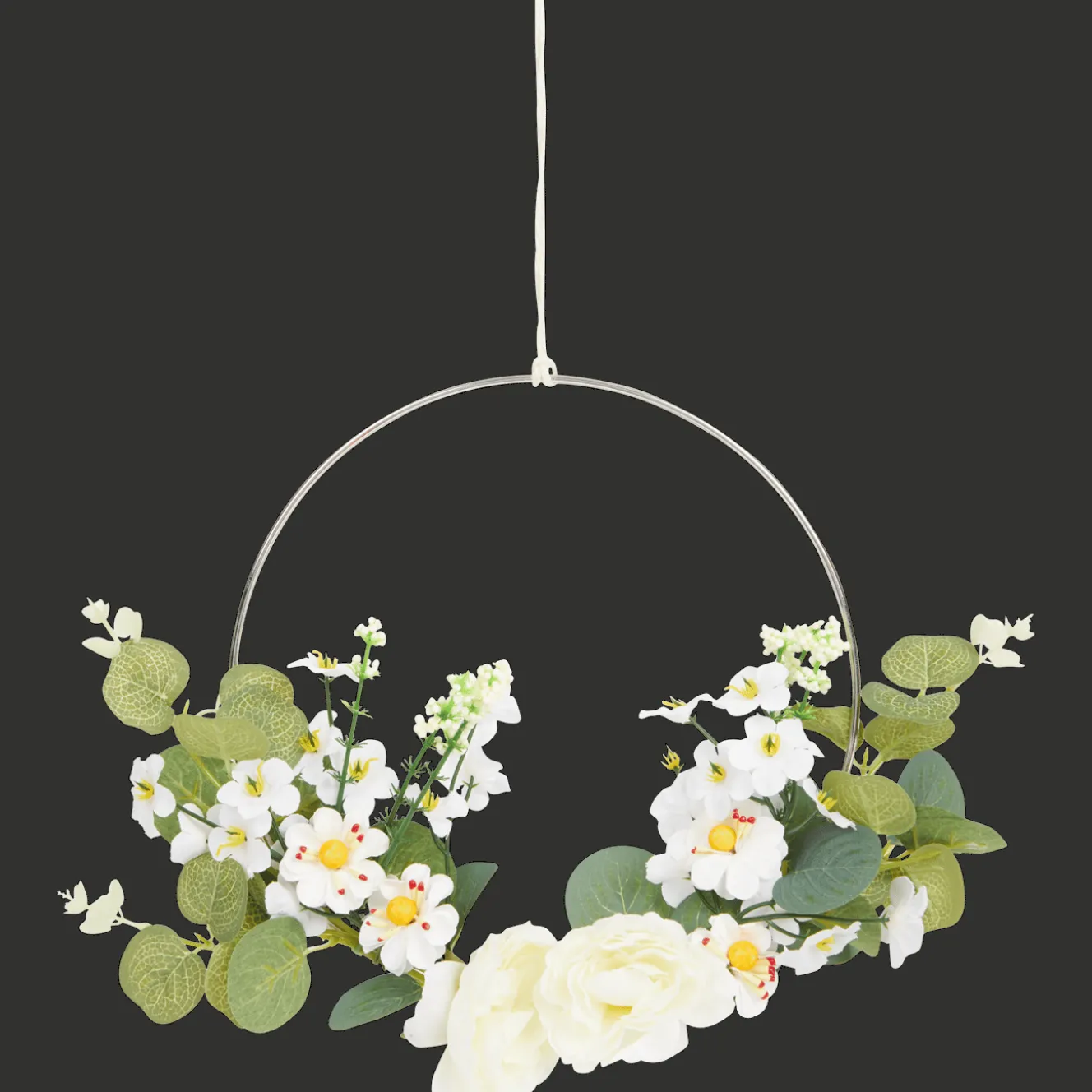 Plantes Et Fleurs Artificielles*Action Anneau de fleurs artificielles