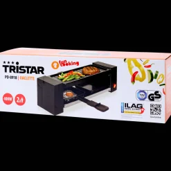 Appareils De Cuisine*Tristar Appareil à raclette 2 personnes