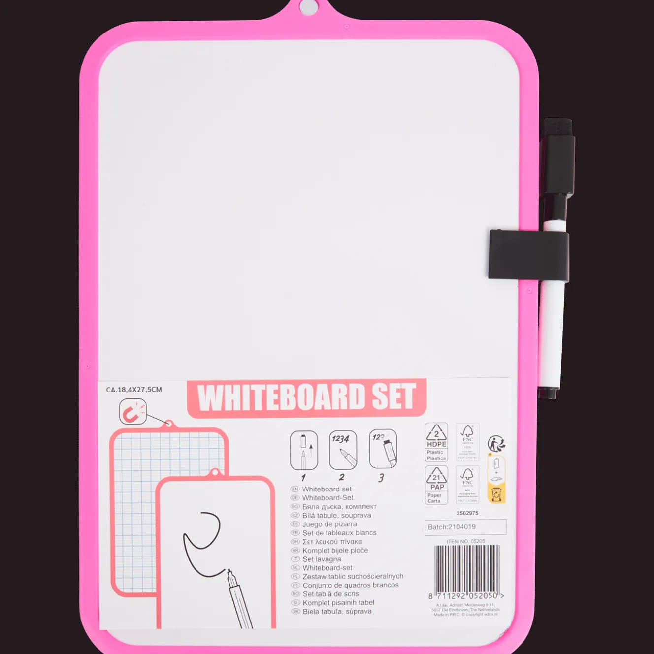 Accessoires De Bureau*Action Ardoise blanche effaçable