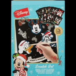 Bricolage*Action Art à gratter de Noël Disney