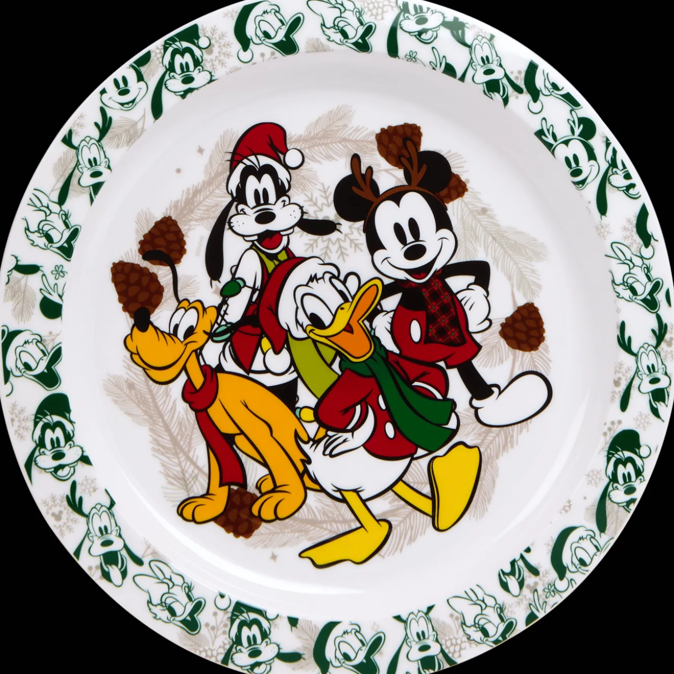 Services*Action Assiette de noël Disney