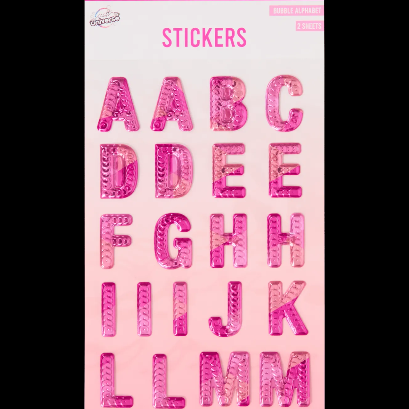Bricolage*Action Autocollants alphabet Craft Universe