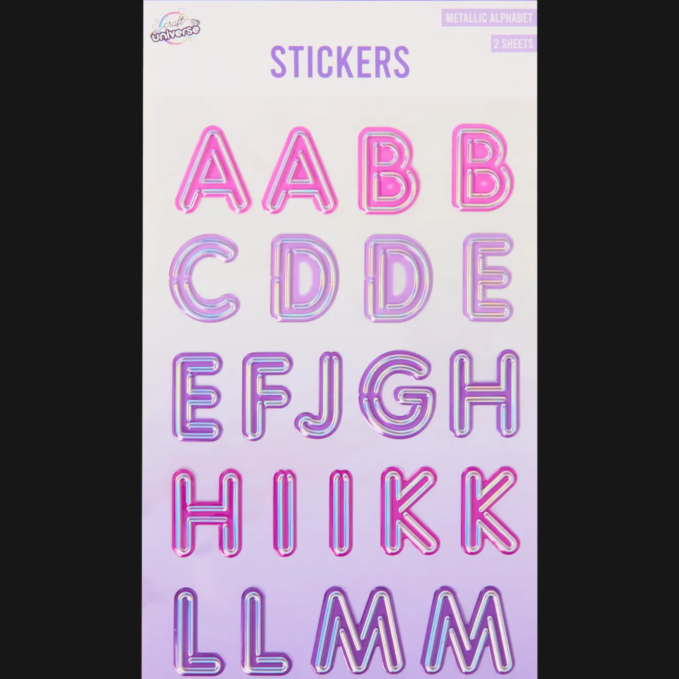 Bricolage*Action Autocollants alphabet Craft Universe