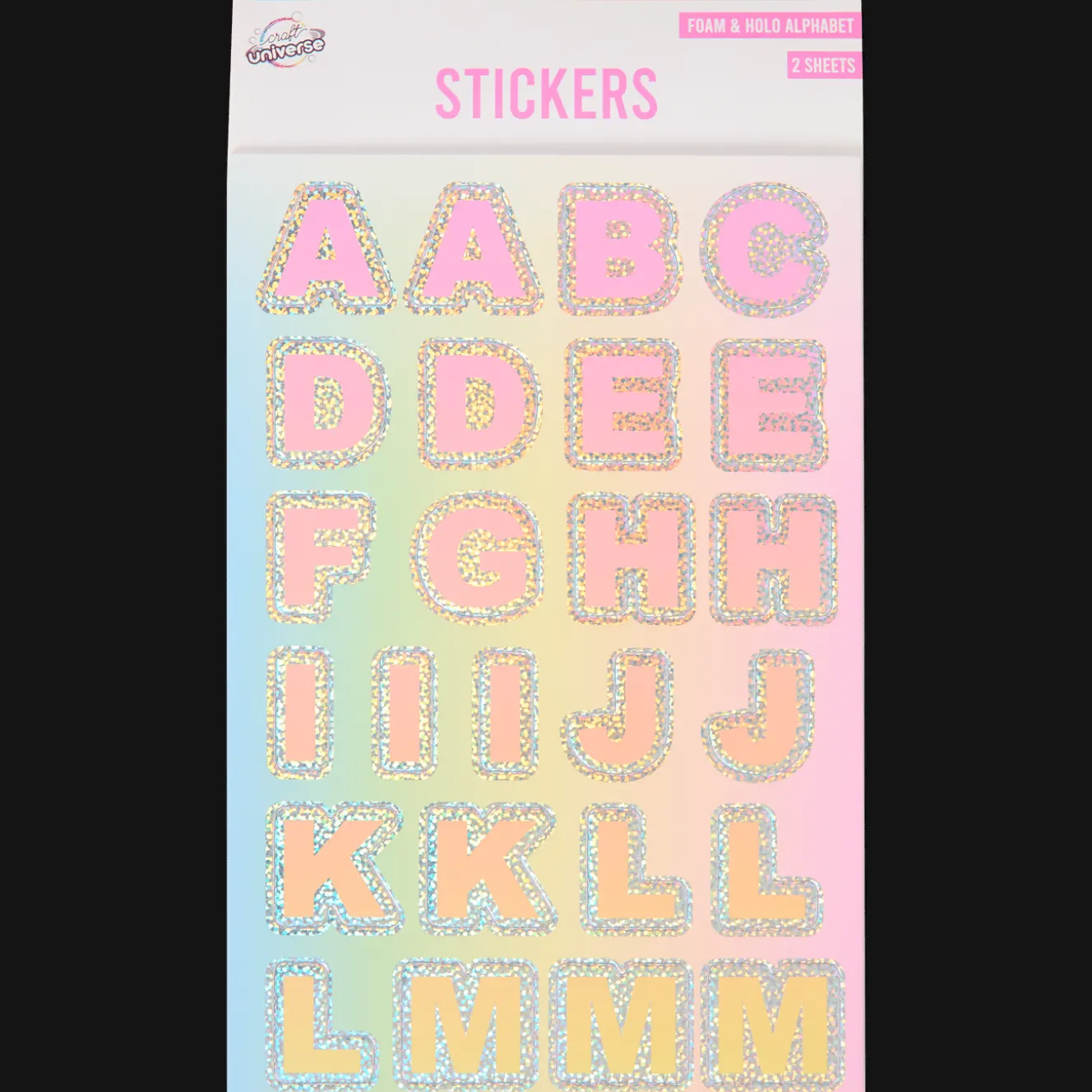 Bricolage*Action Autocollants alphabet Craft Universe