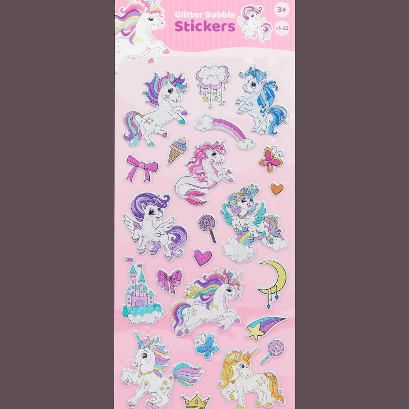 Bricolage*Action Autocollants Craft Universe Glitter Bubble