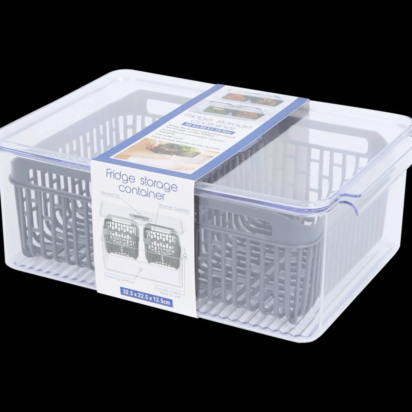 Conserver Et Emporter*Action Bac de rangement pour réfrigérateur