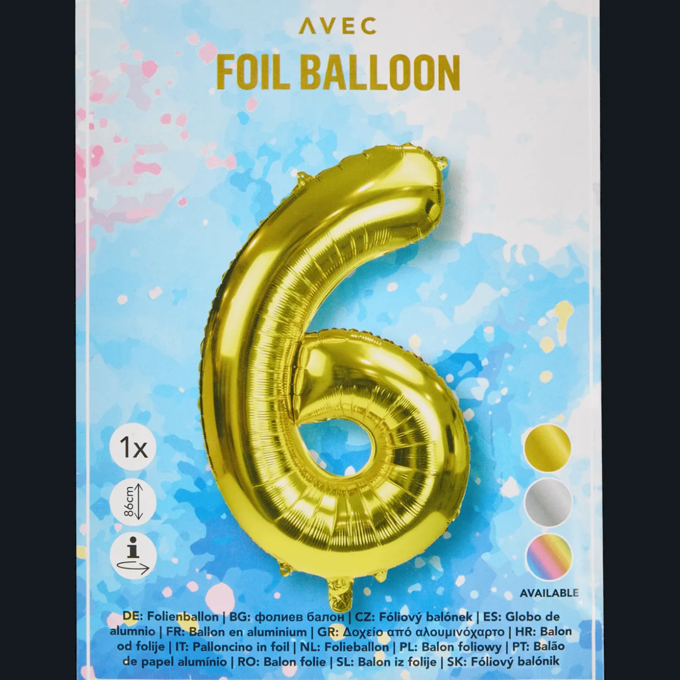 Ballons Et Guirlandes*Action Ballon mylar chiffre