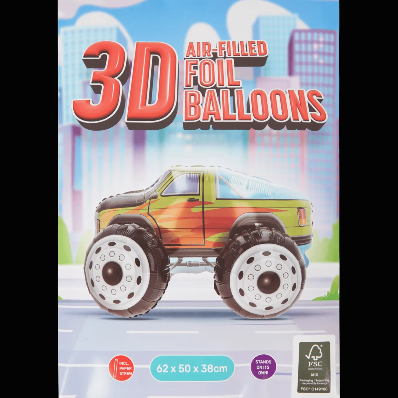 Ballons Et Guirlandes*Action Ballon mylar véhicule