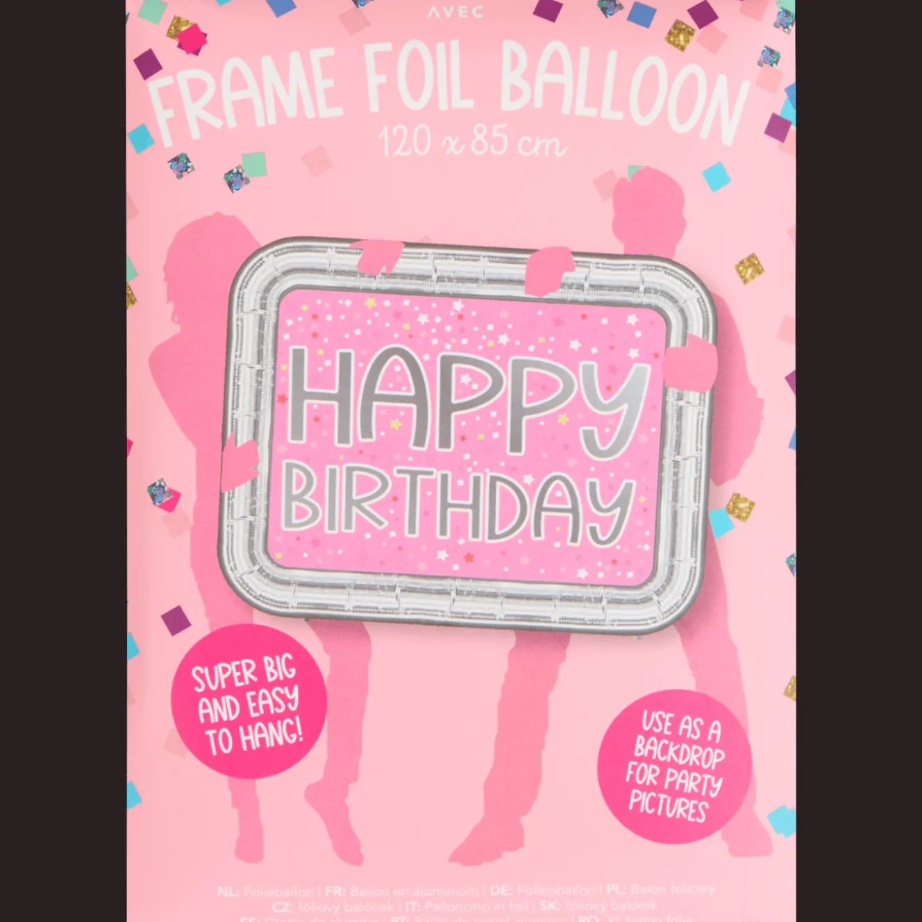 Ballons Et Guirlandes*Action Ballon mylar XL Avec Happy Birthday