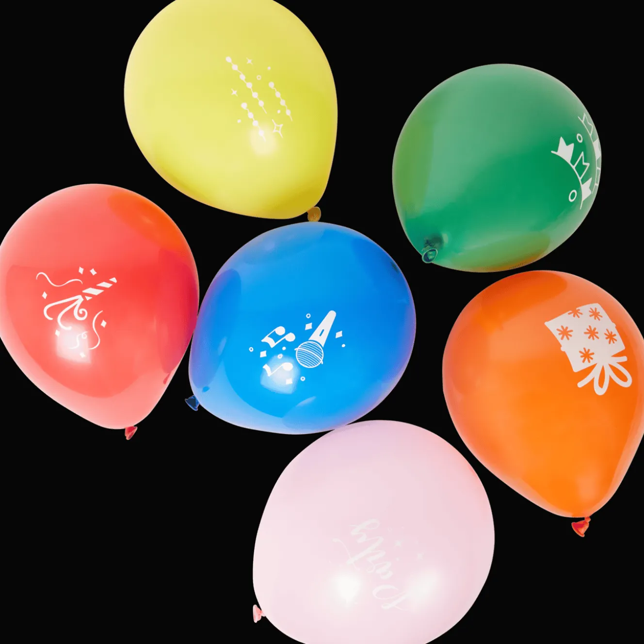 Ballons Et Guirlandes*Action Ballons à imprimé
