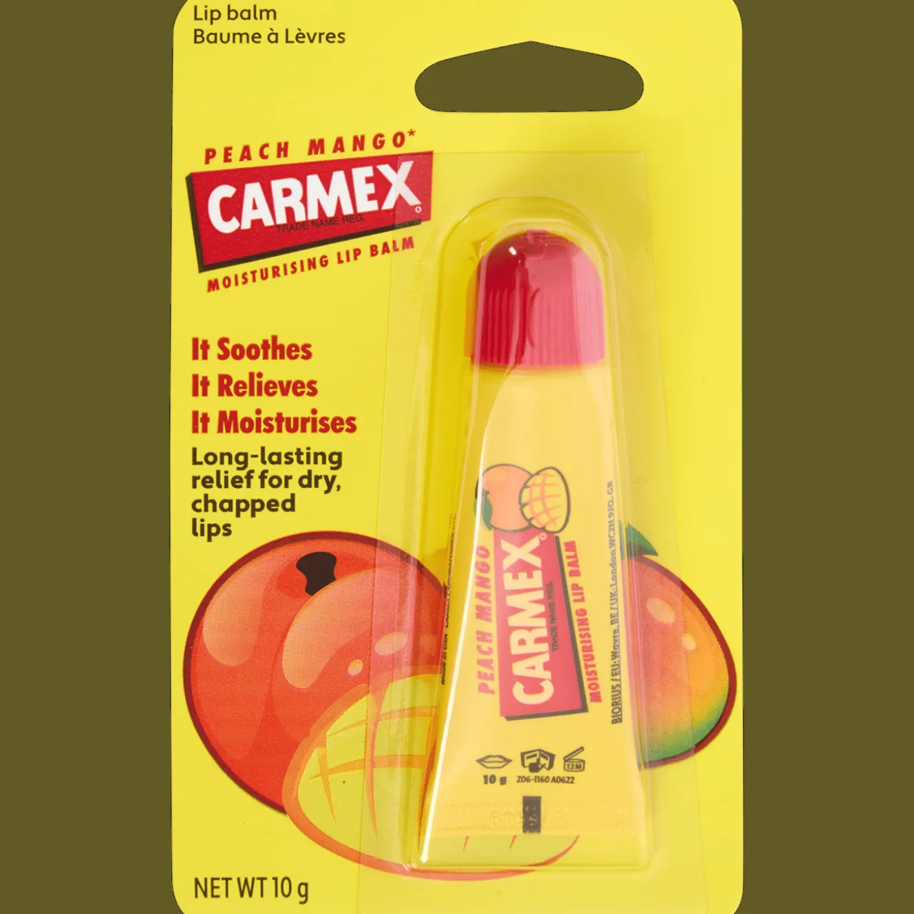 Soins Du Visage*Carmex Baume à lèvres Pêche Mangue