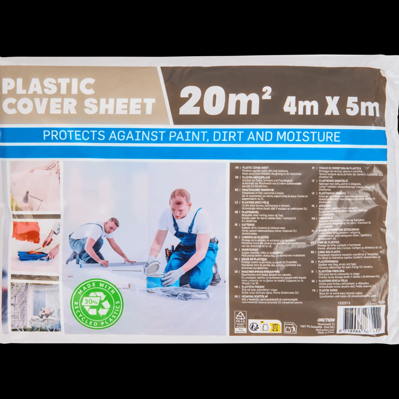 Accessoires Peinture*Action Bâche de protection