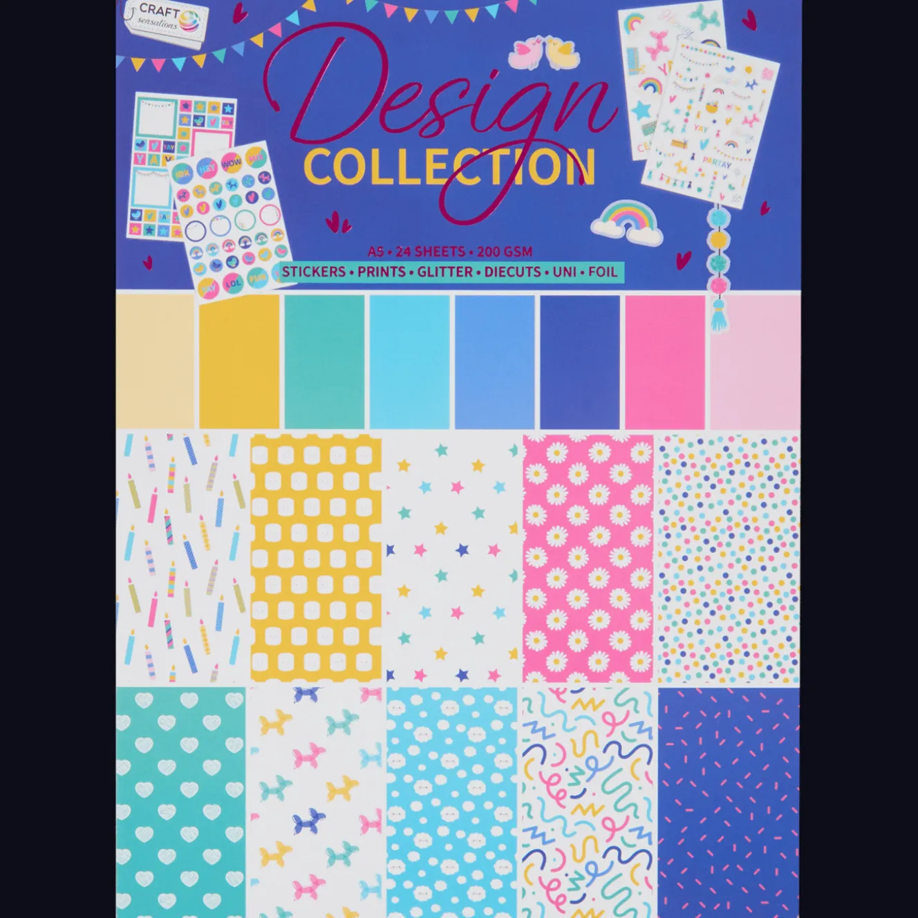 Cartes*Action Bloc de papier créatif Craft Sensations A5