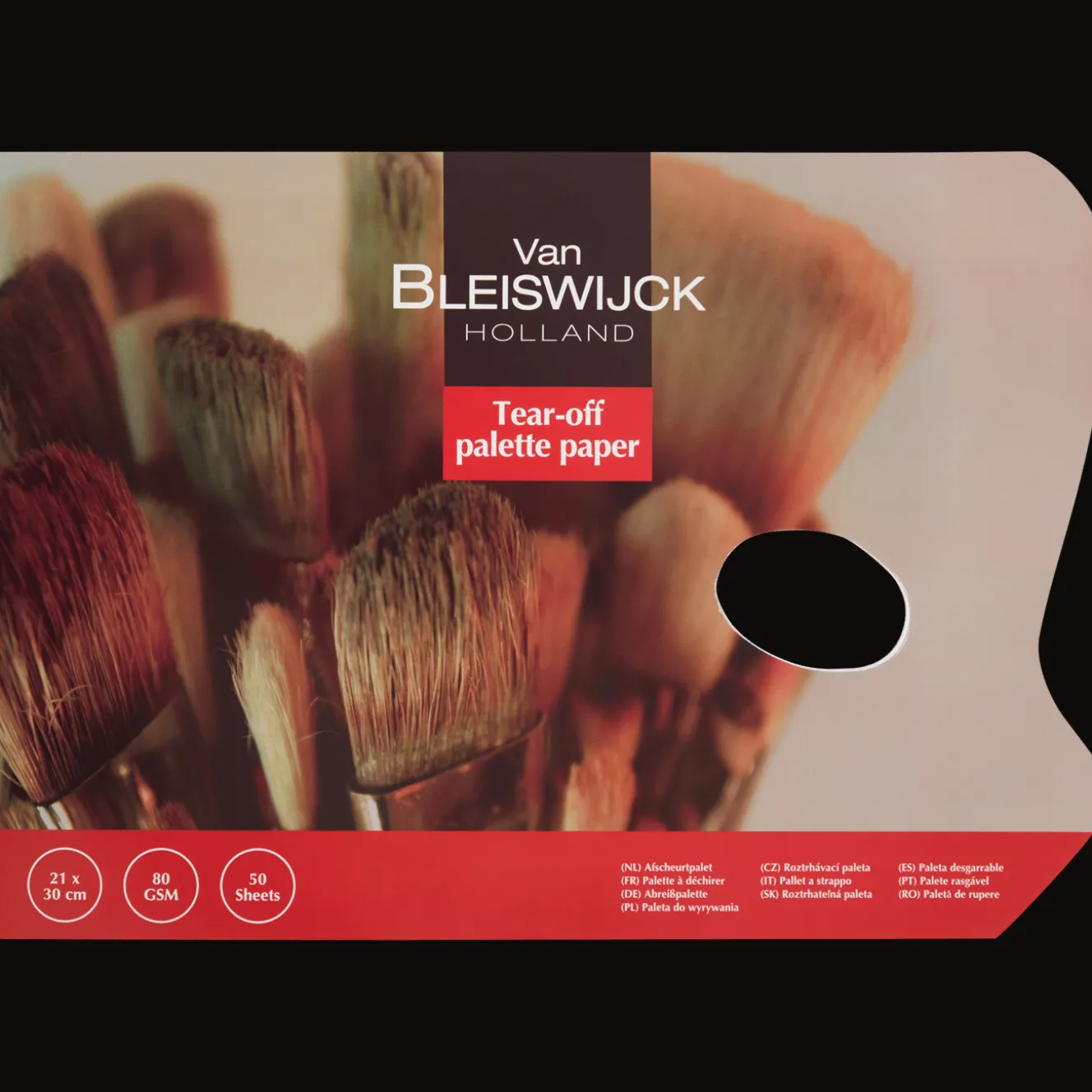 Peindre*Van Bleiswijck Bloc de papier palette