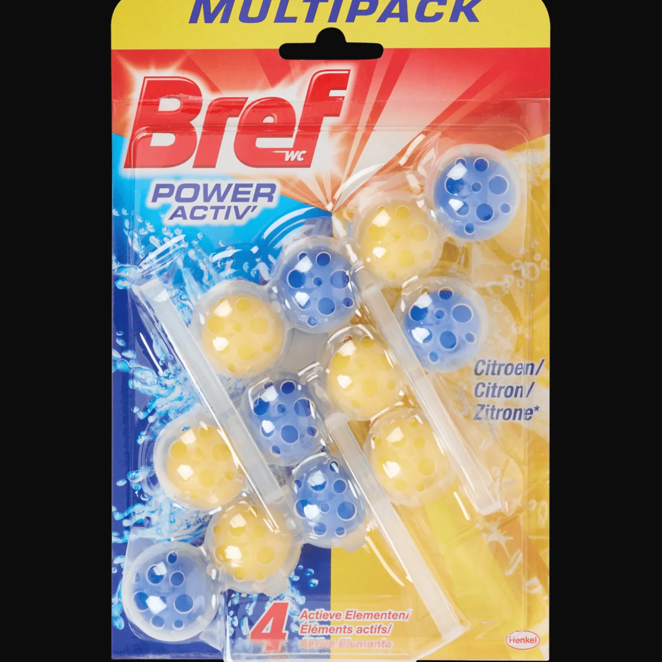 Produits D'Entretien*Bref Blocs WC Power Activ' Citron