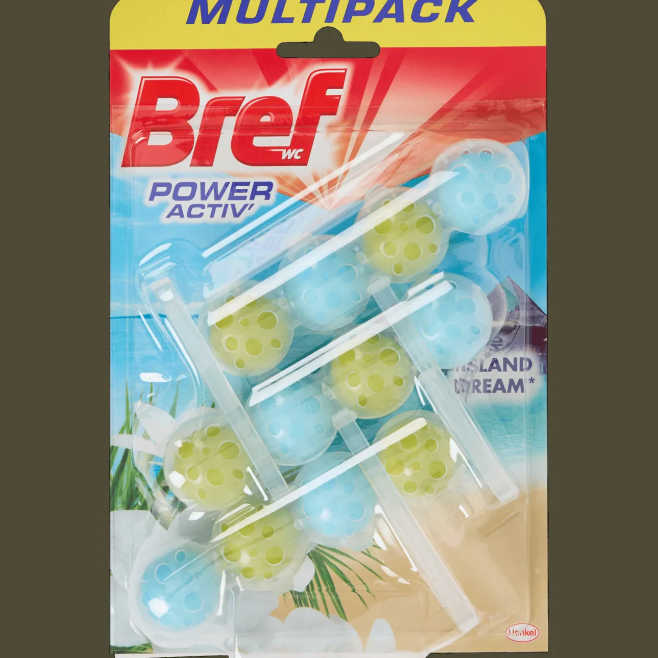 Produits D'Entretien*Bref Blocs WC Power Activ' Island Dream