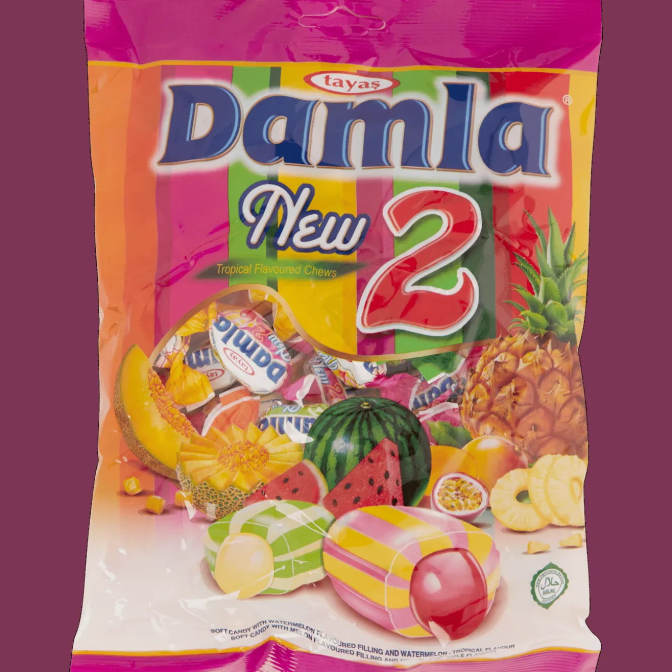 Friandises Et Bonbons*Action Bonbons aux fruits tropicaux Tayas Damla