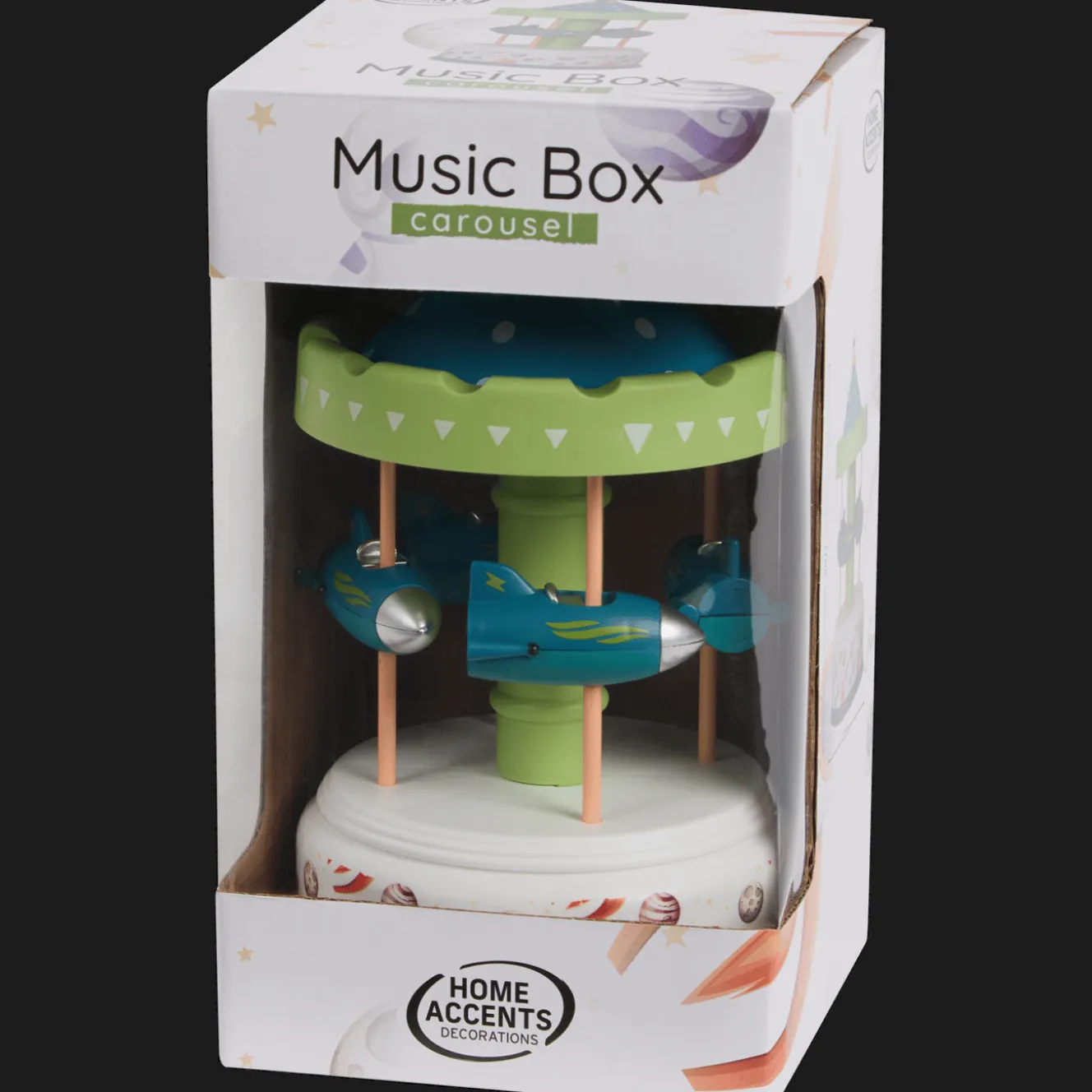 Accessoires Pour La Maison*Action Boîte à musique carrousel Home Accents