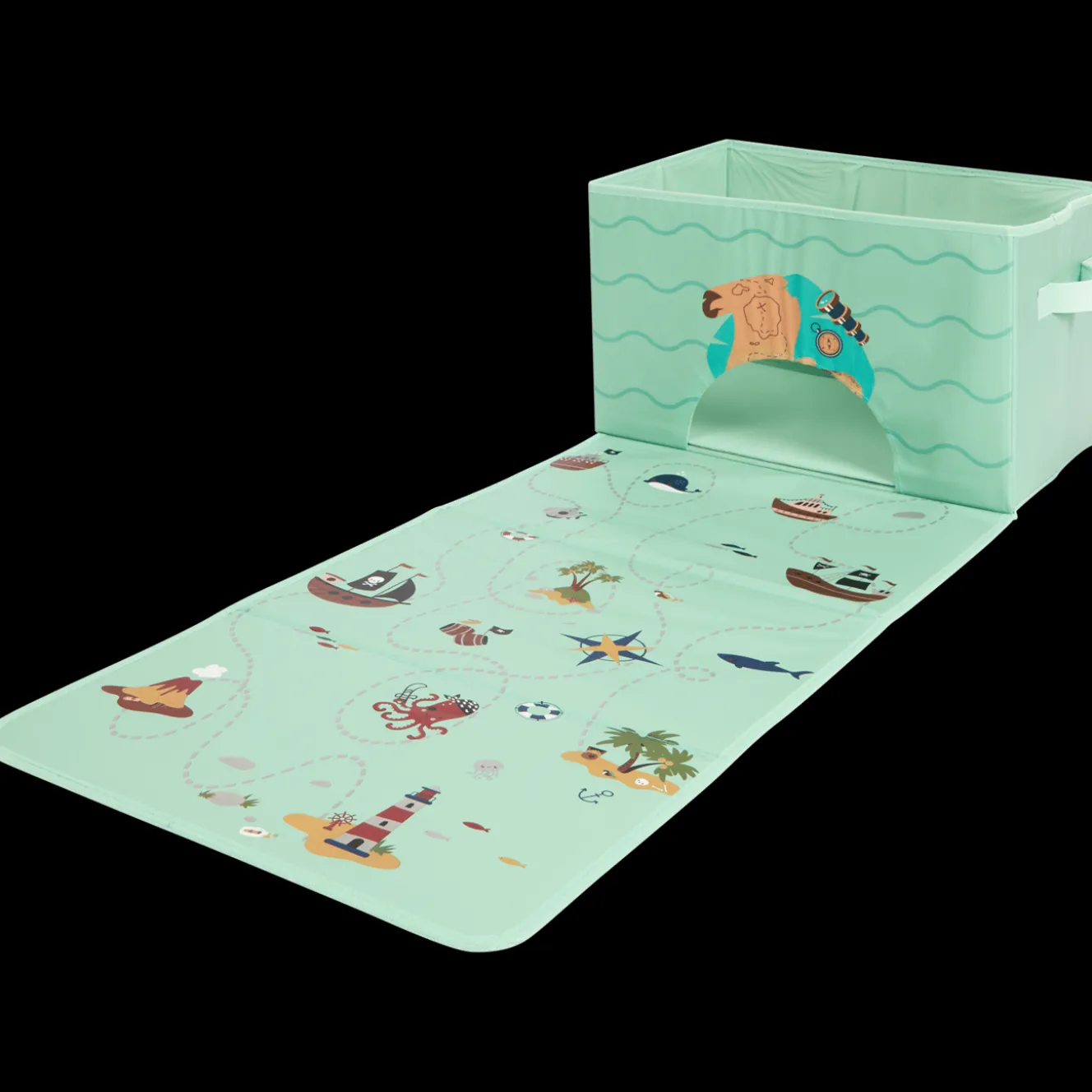 Accessoires Pour La Maison*Action Boîte de rangement avec tapis de jeu Absolu Chic