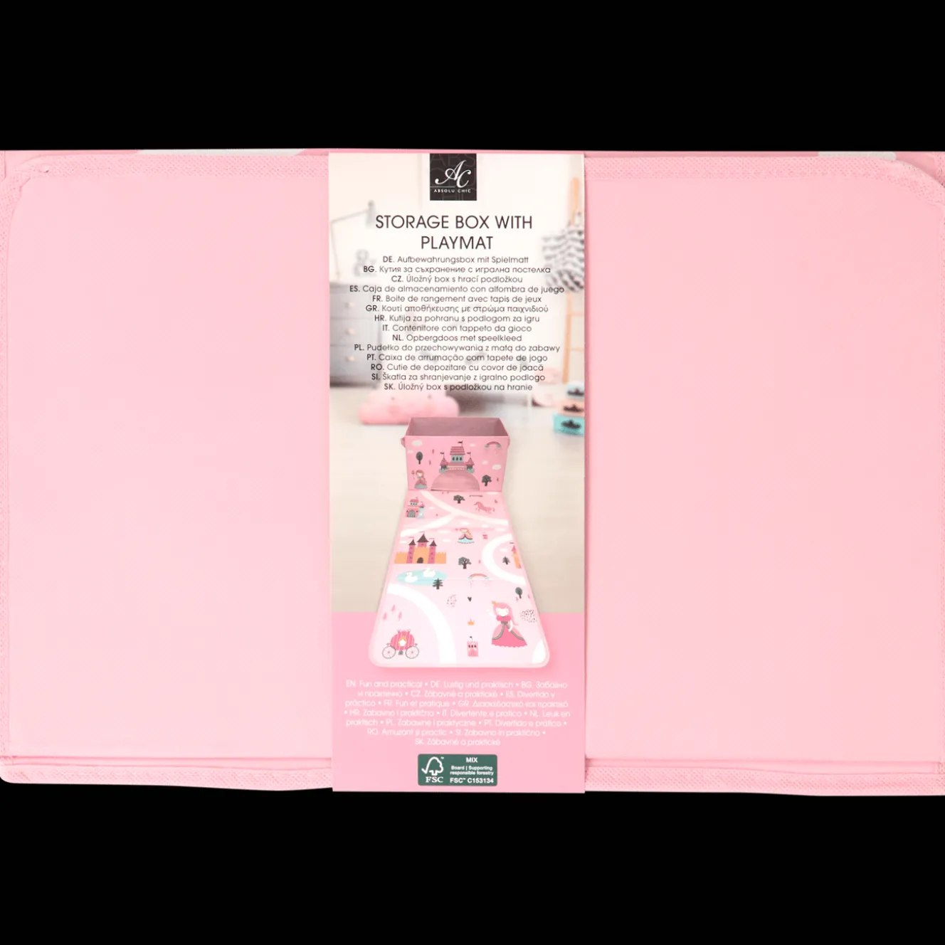Accessoires Pour La Maison*Action Boîte de rangement avec tapis de jeu Absolu Chic