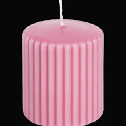 Bougies*Action Bougie cylindrique côtelée