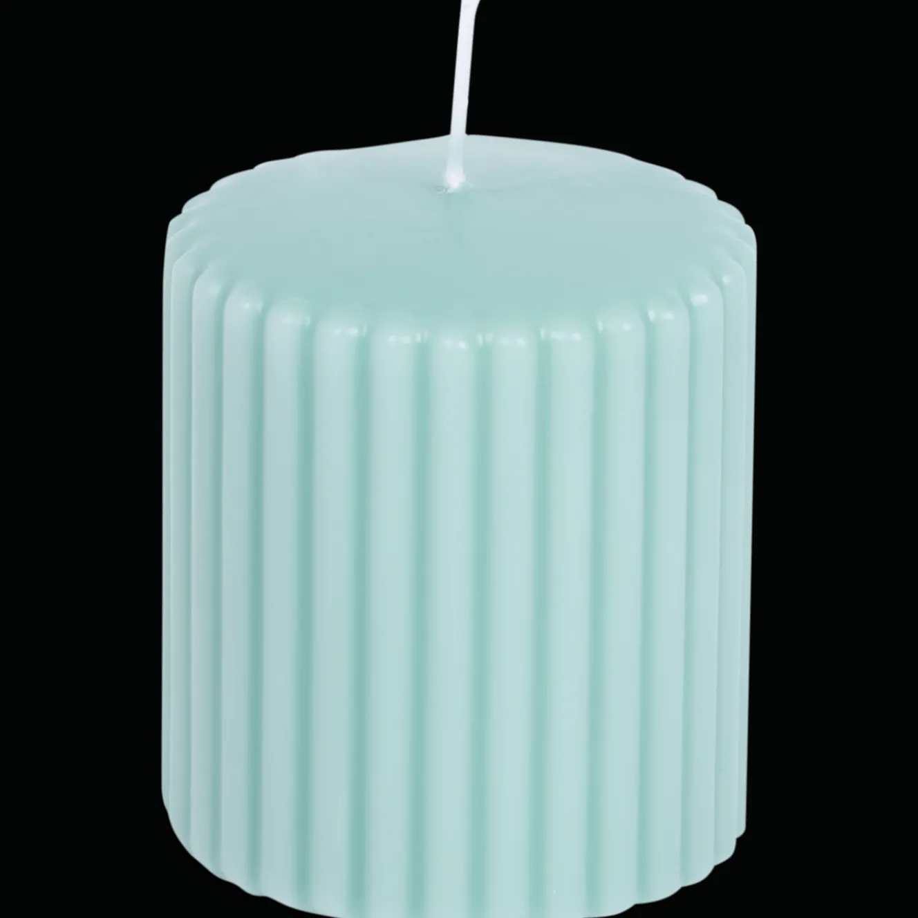 Bougies*Action Bougie cylindrique côtelée