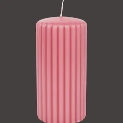 Bougies*Action Bougie cylindrique nervurée