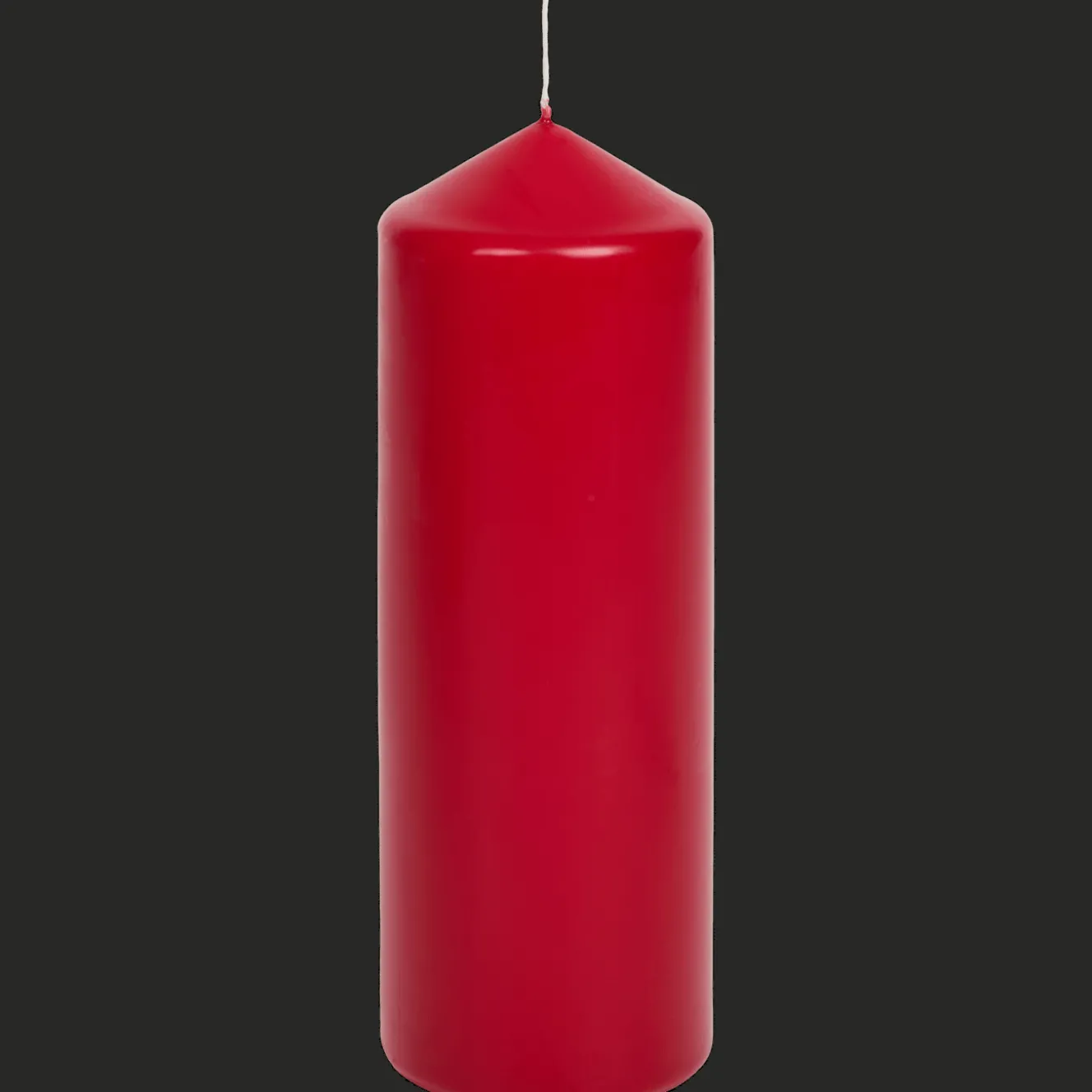 Bougies*Action Bougie cylindrique Rouge