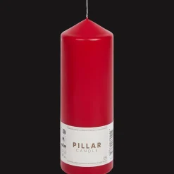Bougies*Action Bougie cylindrique Rouge