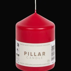 Bougies*Action Bougie cylindrique Rouge
