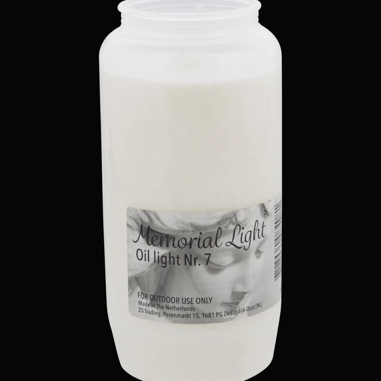 Bougies*Action Bougie funéraire blanche