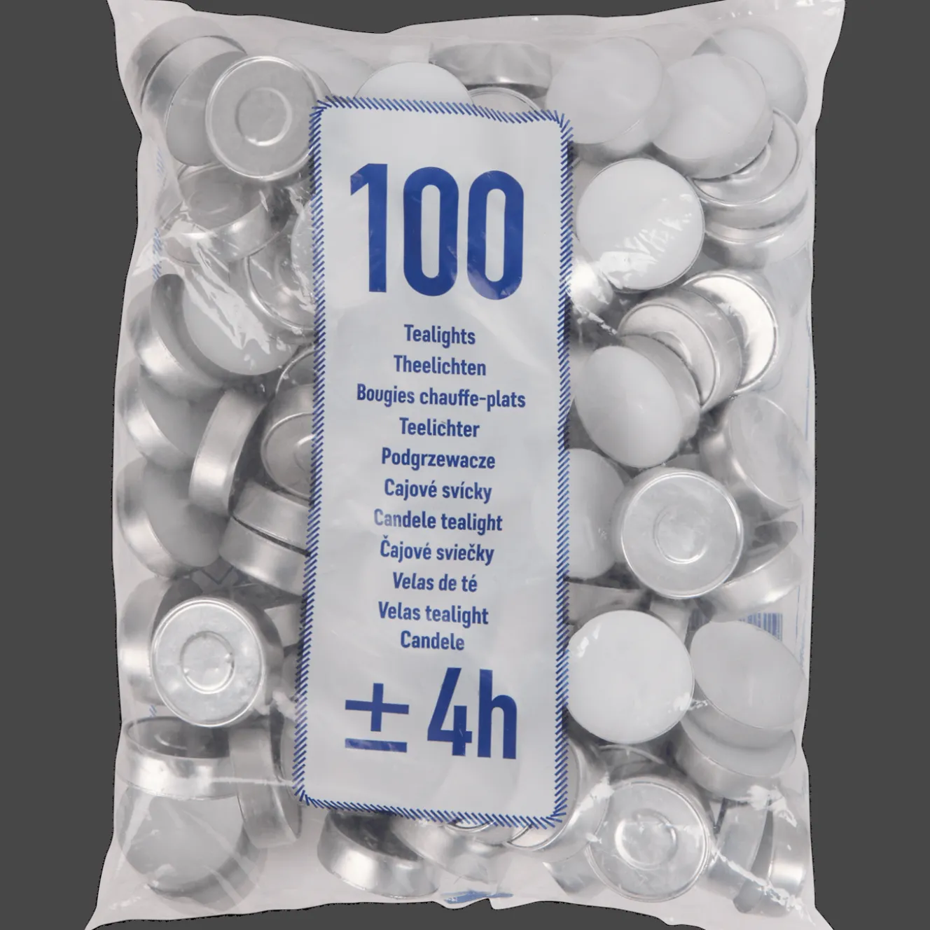 Bougies*Action Bougies chauffe-plats blanches