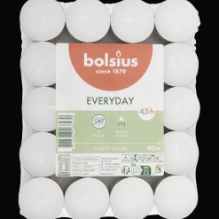 Bougies*Bolsius Bougies chauffe-plats blanches