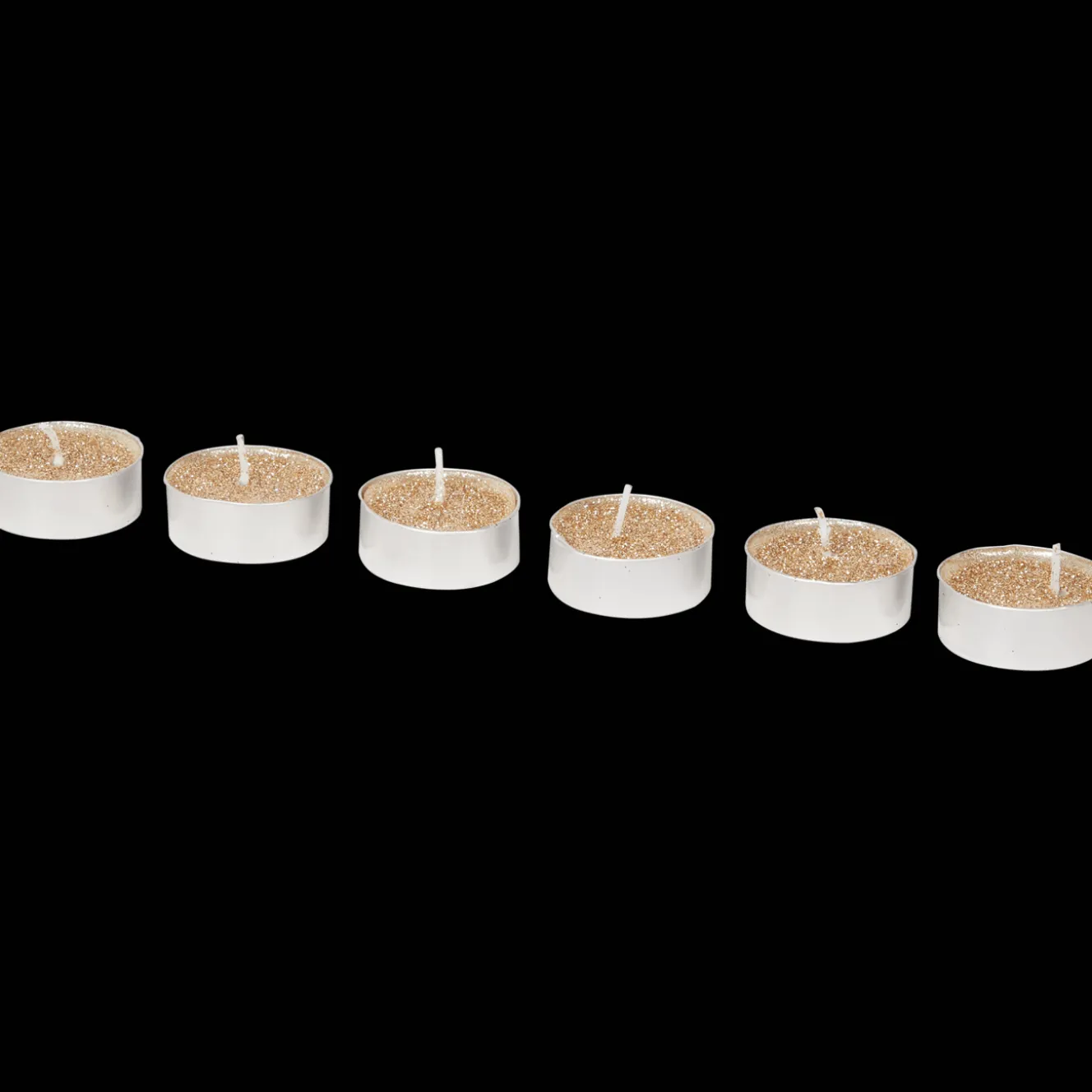Bougies*Action Bougies chauffe-plats pailletées