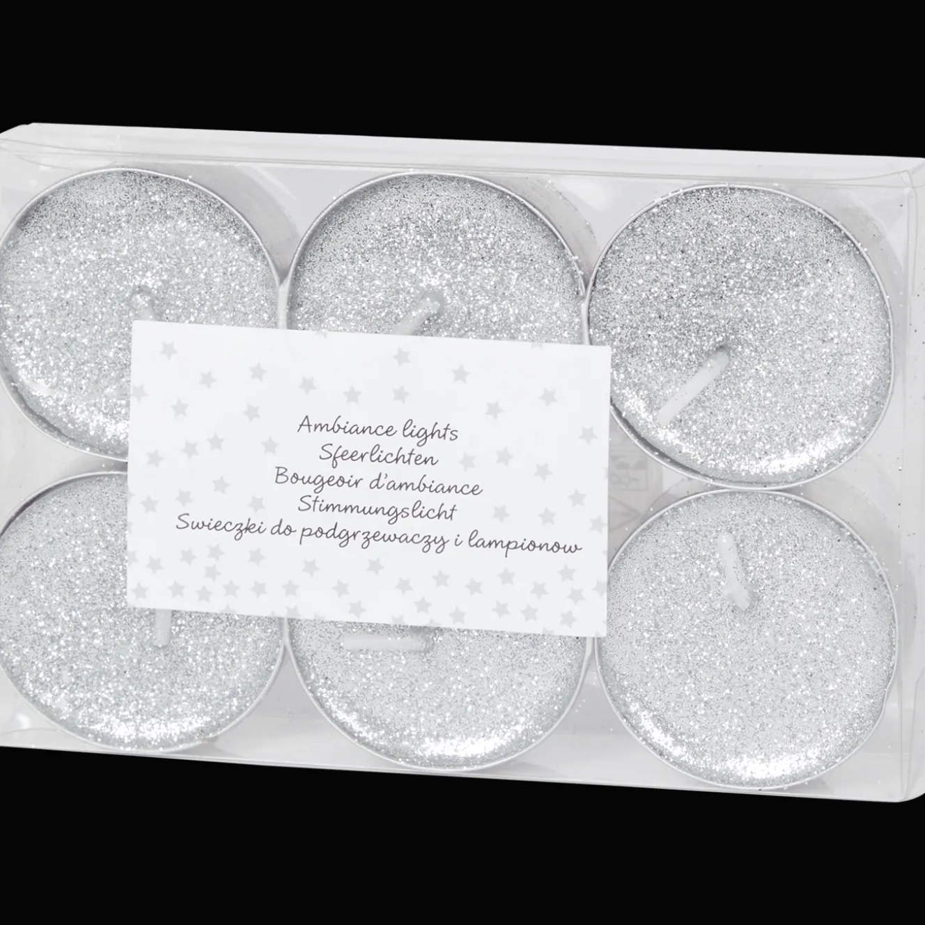 Bougies*Action Bougies chauffe-plats pailletées
