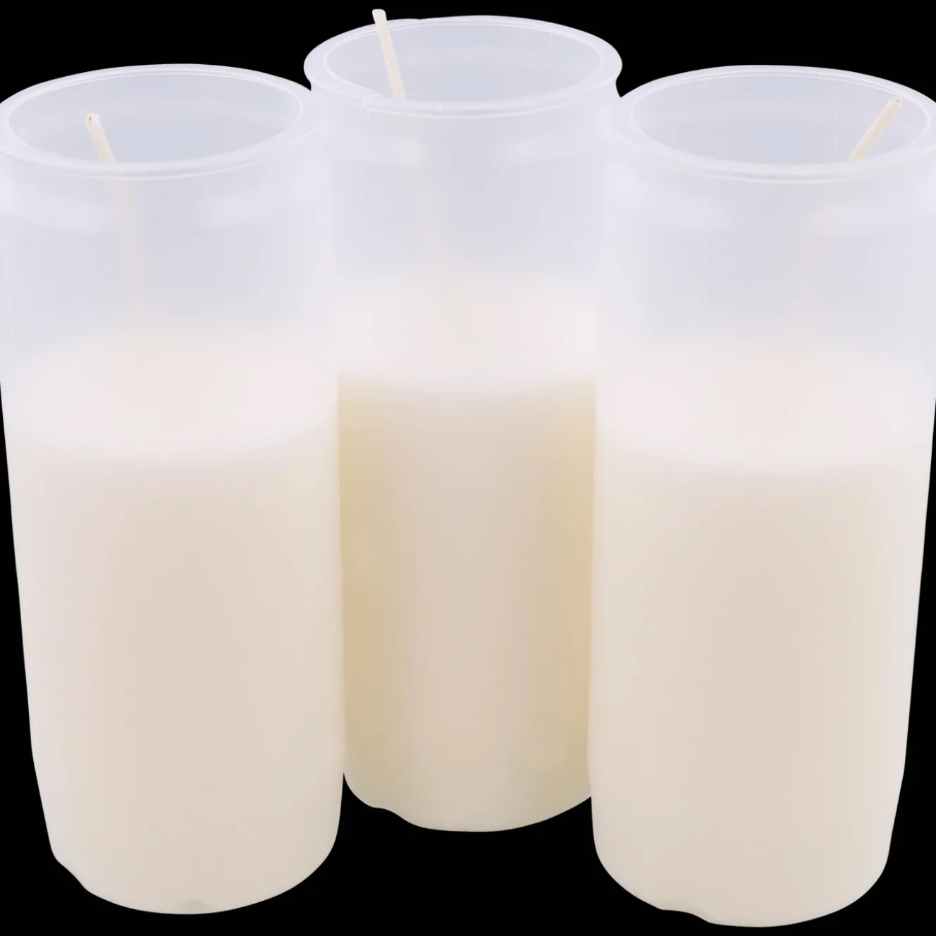 Bougies*Action Bougies funéraires blanches