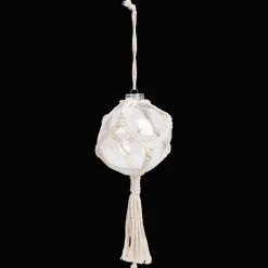 Décoration Saisonnière*Action Boule de Noël avec macramé Home Accents