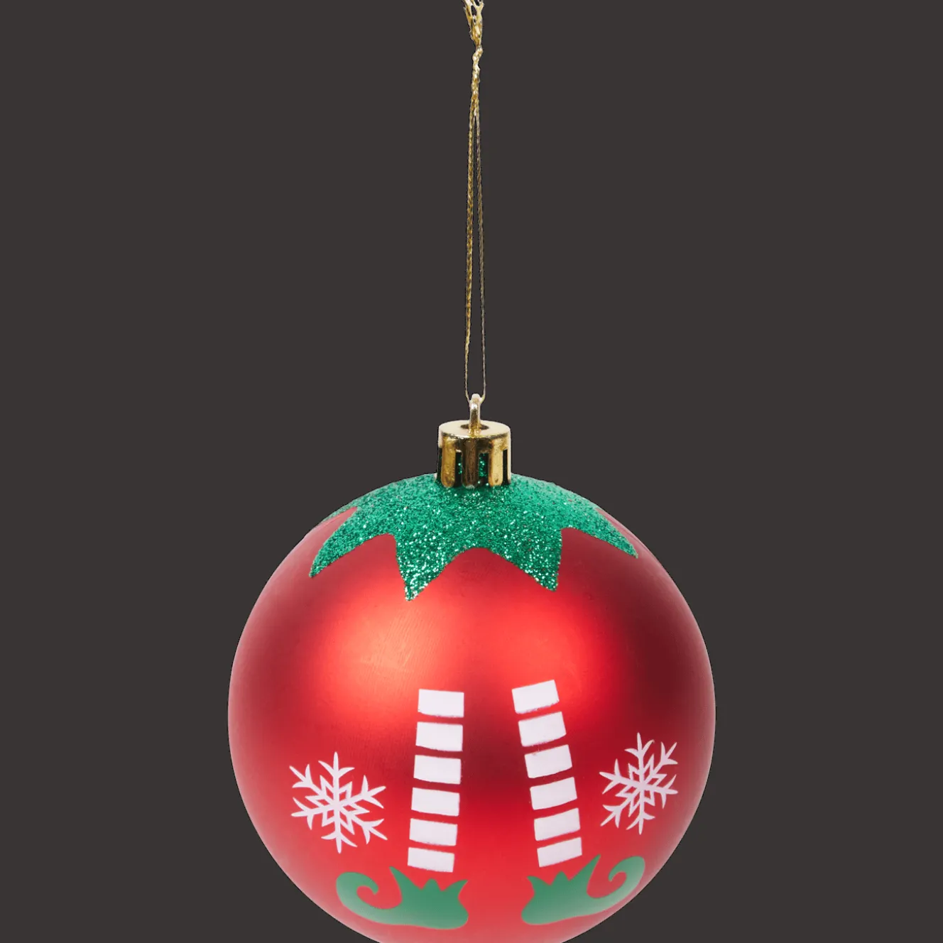 Décoration Saisonnière*Action Boule de Noël en plastique Absolu Chic