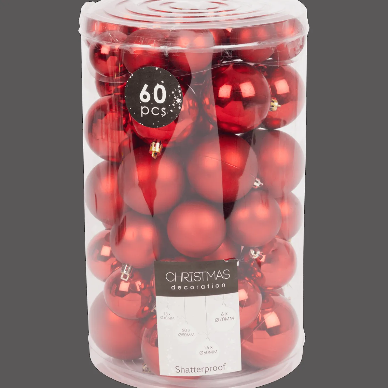 Décoration Saisonnière*Action Boules de Noël en plastique