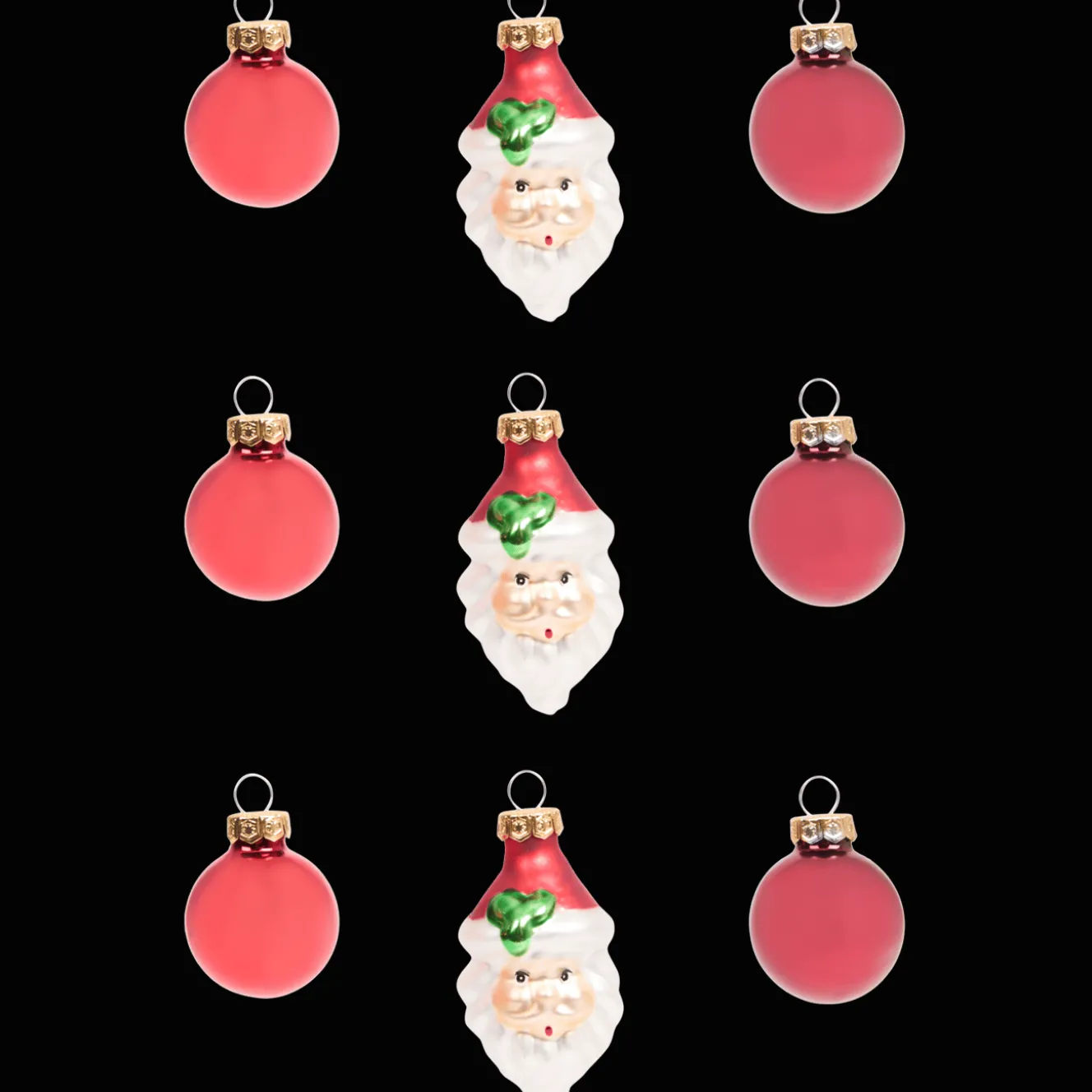 Décoration Saisonnière*Action Boules de Noël miniatures en verre