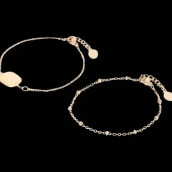 Montres Et Bijoux*Action Bracelets plaqués or avec pierre précieuse