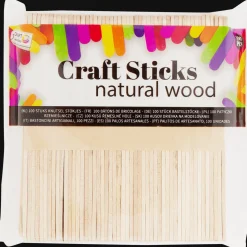 Bricolage*Action Bâtonnets en bois Craft Sensations
