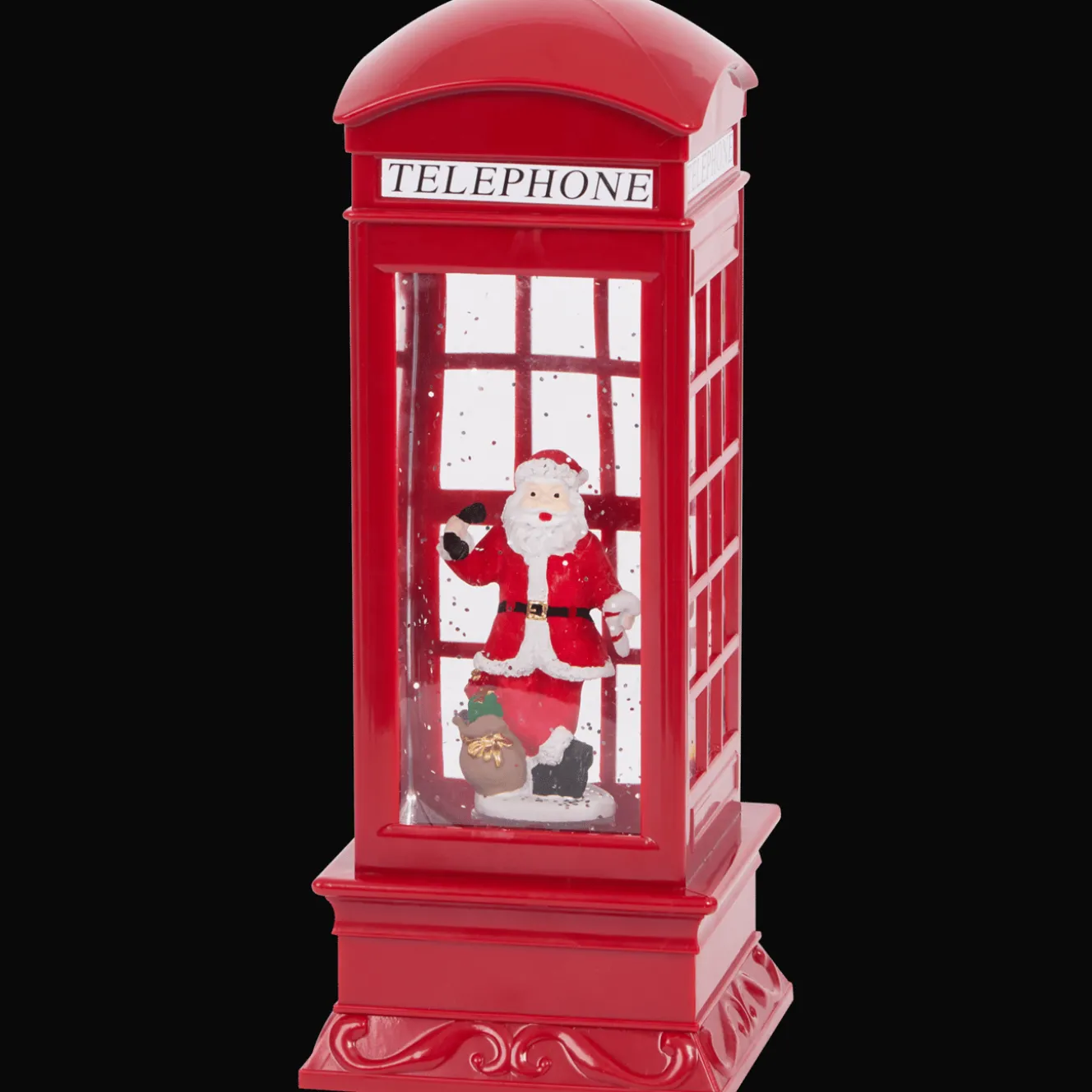 Décoration Saisonnière*Action Cabine téléphonique de Noël