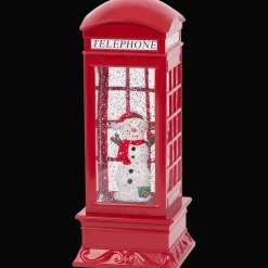 Décoration Saisonnière*Action Cabine téléphonique de Noël