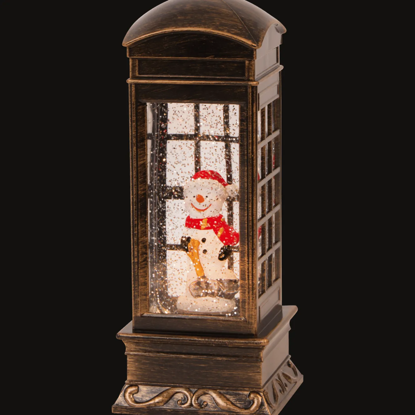Décoration Saisonnière*Action Cabine téléphonique de Noël
